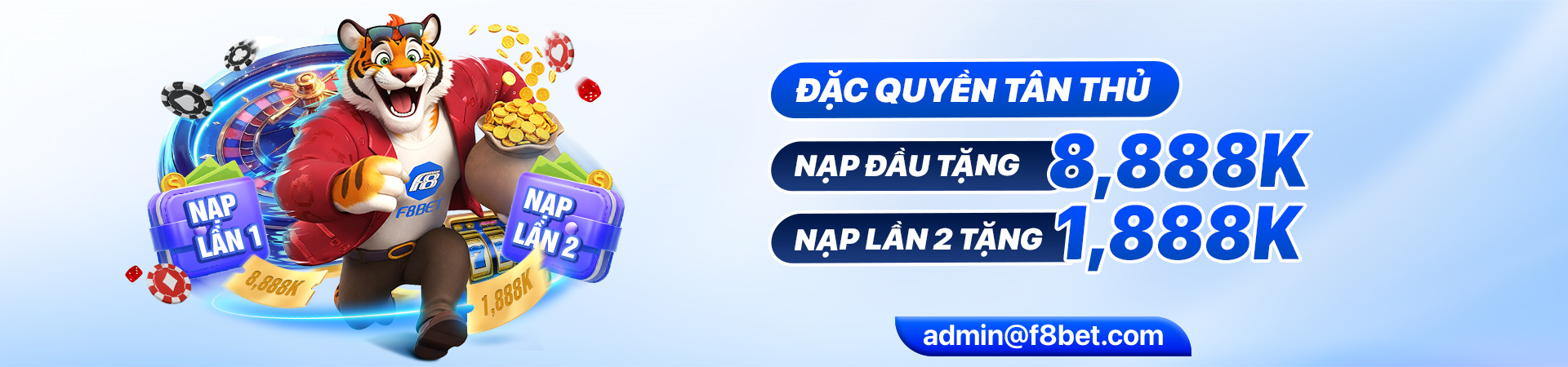 tân thủ f8bet nạp đầu nhận thưởng 8888k
